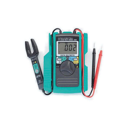 AC/DCクランプ付デジタルマルチメータ 幅×奥行×高さ:87×21×128mm TA452DJ 1