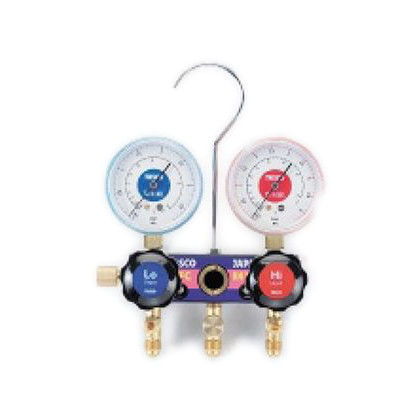 サイトグラス付ゲージマニホールドキット(R410A) TA122T 1