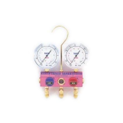 ボールバルブ式ゲージマニホールド(R410R) TA122W-1 1