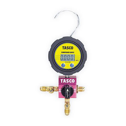 ボールバルブ式デジタルシングルマニホールド(R410A、R32)