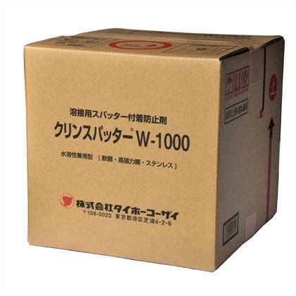 クリンスパッターW-1000 無色 18kg 020691 1点