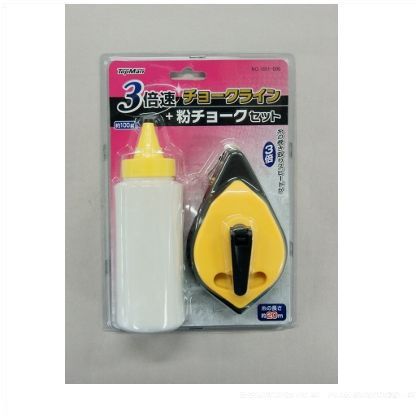 3倍速チョークライン.粉チョークセット 1851090 1