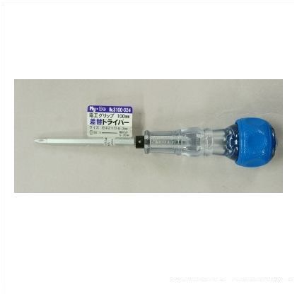 差替ドライバー電工グリップ100mm 3100024 1