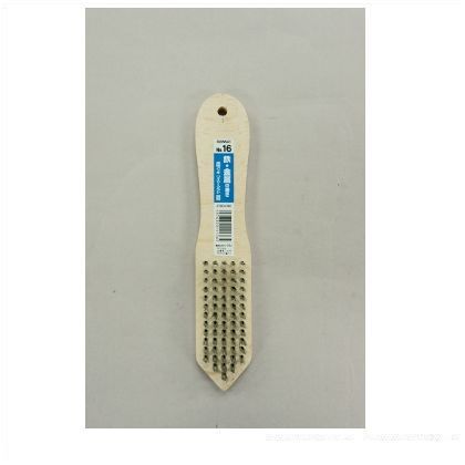 No.16波線メッキワイヤーブラシ剣型 3760008 1