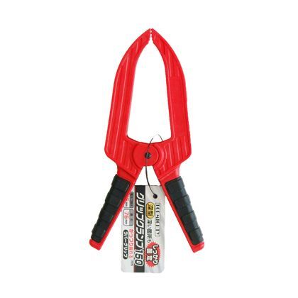 グリップクランプ 深型 レッド 全長150mm 1個