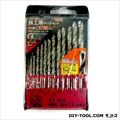 CA-1鉄工ドリルセット磨き13本組 1