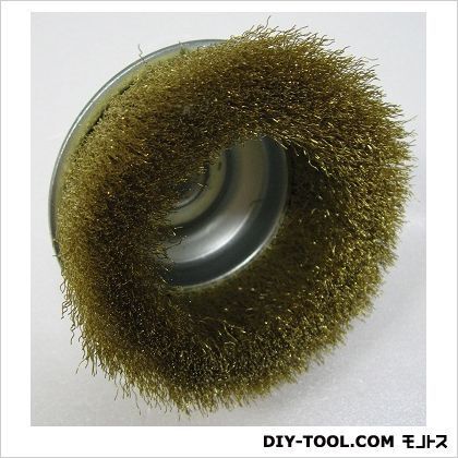 E-18六角軸カップワイヤー真鍮75mm 1