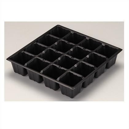 セルボックス16穴 黒 285×285×45H 10枚