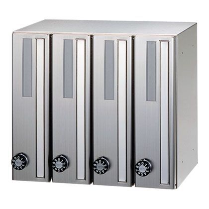 98君T-4タテ型myナンバー錠前入前出 幅:400mm×高さ:360mm×奥行:278mm F1053T-4 1