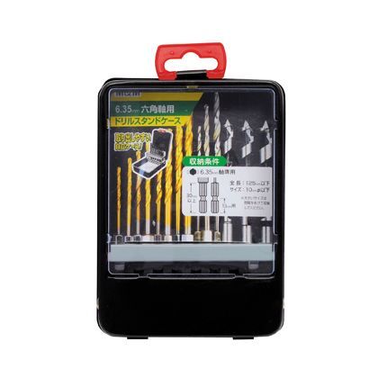 六角軸用16本ドリルスタンドケース H165×W110×D28(mm) 1