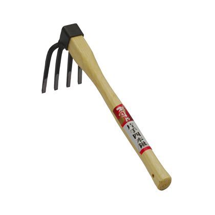 片手四本鍬 樫柄 H365×W145×D80(mm) 1