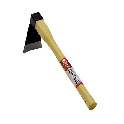 片手バチ鍬 樫柄 H375×W155×D70(mm) 1