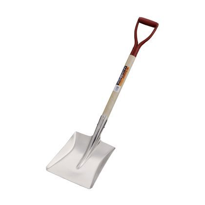 木柄 アルミショベル 角型 H970×W260×D160(mm) 1