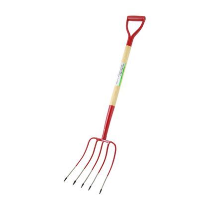 木柄農用除草フォーク 5本爪 H1125×W230×D135(mm) 1