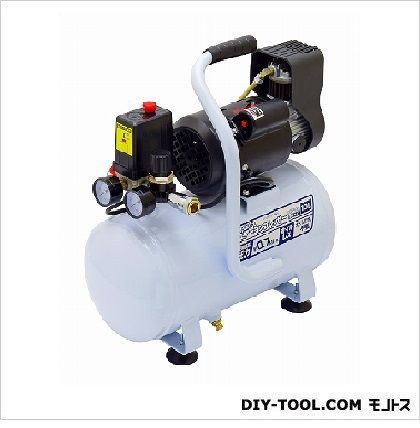 オイルレスエアーコンプレッサー 静音タイプ ●本体サイズ:約長さ420×幅200×高さ435(mm) ACP-10A 1台