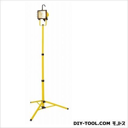 ハロゲンワークライト スタンド式シングル ●本体サイズ:約長さ720×幅830×高さ980~1900(mm) 収納時約長さ170×幅190×高さ980(mm) WLT-280500W 1