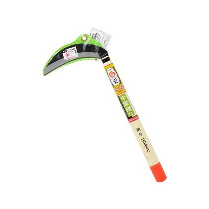 鋼付片刃中厚鎌三日月型OR柄 165mm 1