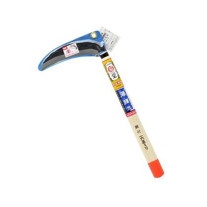 鋼付両刃薄鎌 三日月型OR柄 165mm 1