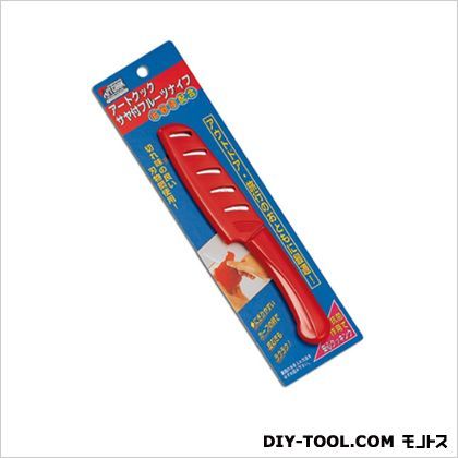 アートクックサヤ付フルーツナイフ 赤 95mm FK-431 1点