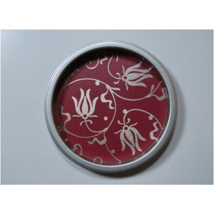 華引手(ふすまの引手) 唐花唐草、銀枠 大 l_img_k_01_01 1