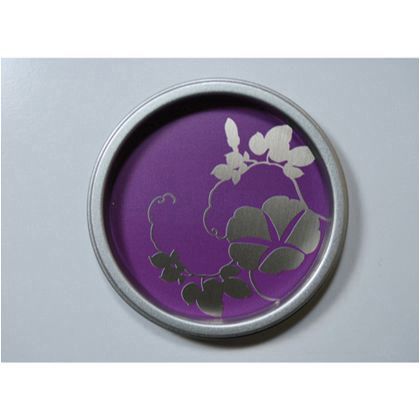 華引手(ふすまの引手) 朝顔、銀枠 大 l_img_k_01_04 1