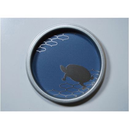 華引手(ふすまの引手) 亀甲、銀枠 大 l_img_k_01_05 1