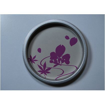 華引手(ふすまの引手) 桜流し、銀枠 大 l_img_k_01_18 1