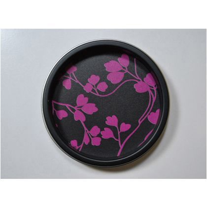 華引手(ふすまの引手) 花卉の櫃、黒枠 大 l_img_k_02_12 1