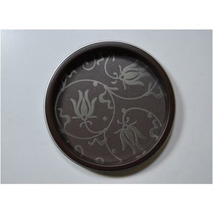 華引手(ふすまの引手) 唐花唐草、茶枠 大 l_img_k_03_01 1