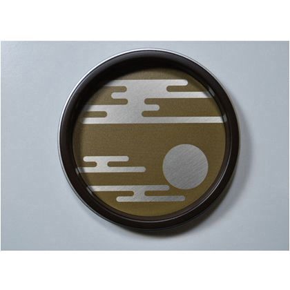 華引手(ふすまの引手) 横雲、茶枠 大 l_img_k_03_29 1