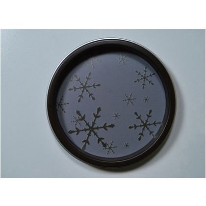 華引手(ふすまの引手) 雪、茶枠 大 l_img_k_03_31 1