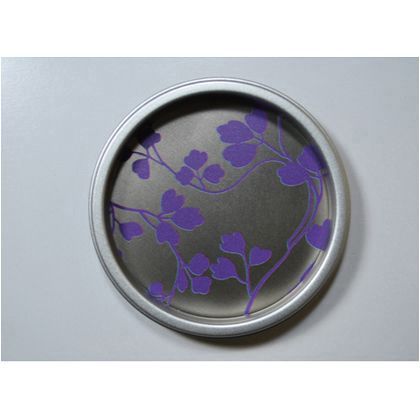 華引手(ふすまの引手) 花卉の櫃、銀枠 中 s_img_k_01_12 1