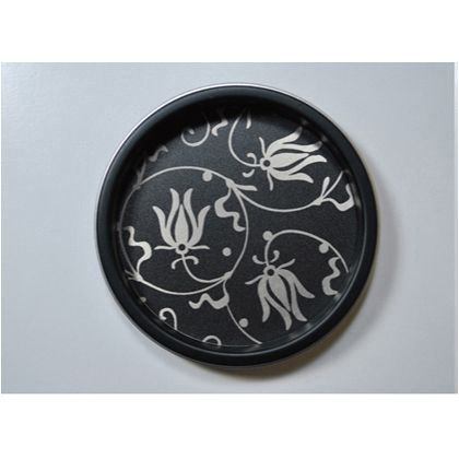 華引手(ふすまの引手) 唐花唐草、黒枠 中 s_img_k_02_01 1