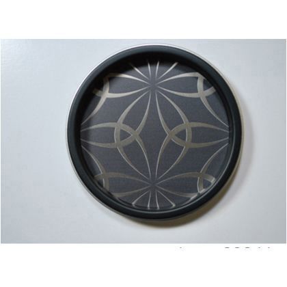 華引手(ふすまの引手) 輪違い麻、黒枠 中 s_img_k_02_20 1