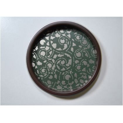 華引手(ふすまの引手) 唐草、茶枠 中 s_img_k_03_10 1