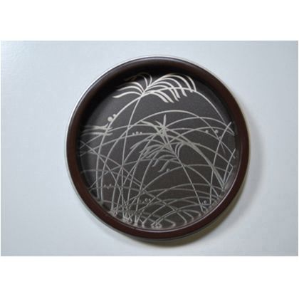 華引手(ふすまの引手) 芒、茶枠 中 s_img_k_03_11 1