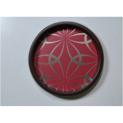 華引手(ふすまの引手) 輪違い麻、茶枠 中 s_img_k_03_20 1