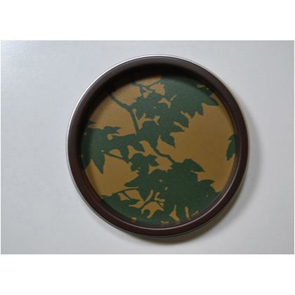 華引手(ふすまの引手) 枝紅葉、茶枠 中 s_img_k_03_26 1