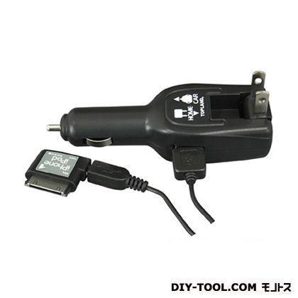 車&コンセント+USB充電器 M505 1