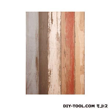 壁紙(クロス)の上から簡単に貼れる壁紙シール オールドウッド W46.5×H250cm KABE-01 1