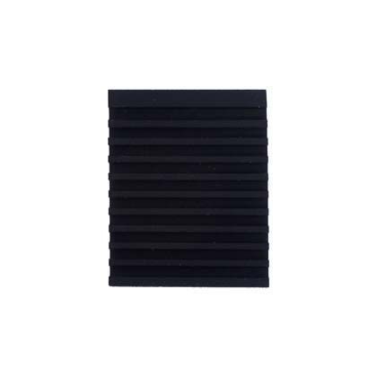 防振筋入りゴムストッパー付 ブラック TI-65 1個