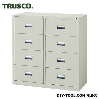 スタンダード書庫(400)キャビネット4段880X880ネオグレ