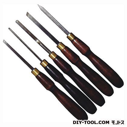 ハイグレード木工チゼル5本セット(HSS) F30338 1