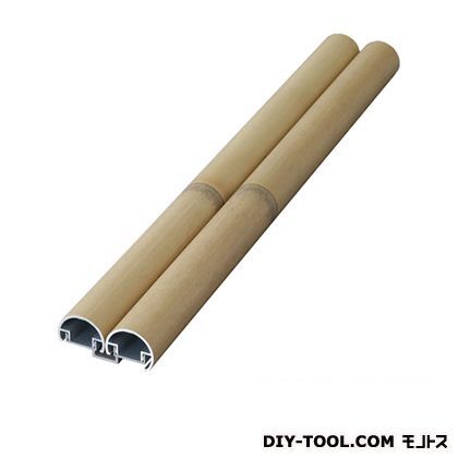 アートボード押さえ縁 丸竹2本使エンド