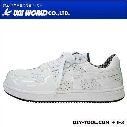 AIR WALK セーフティシューズローカットタイプ ホワイト 25cm AW110