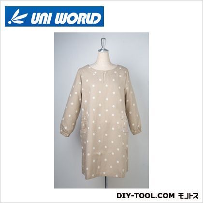 変形水玉割烹着