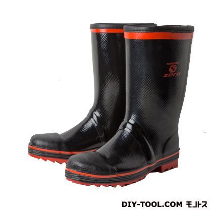 サンドイッチゴム長靴 レッド×ブラック M/25cm SZ-600 1