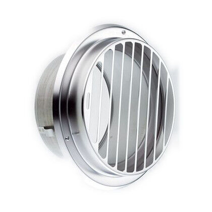 ステンレス製丸型ガラリビス脱着式左吹き型