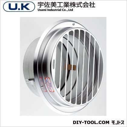 ステンレス製丸型ガラリFDタイプビス脱着式低圧損型