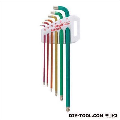 8806BPレインボールL型レンチ6本組 対辺1.5,2,2.5,3,4,5mm 8806BP 1